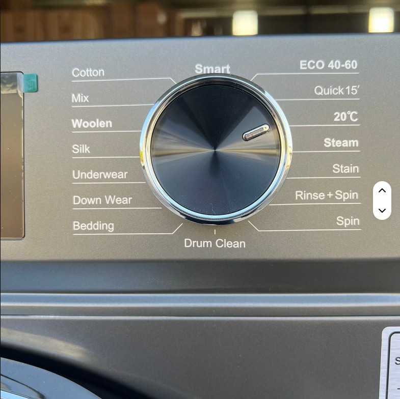 LG Washing Machine 12kg Front Loading Smart Wash Steam 15 Mins Quick Wash 1400RPM Dark Grey EU Standard a Class Energy Saving